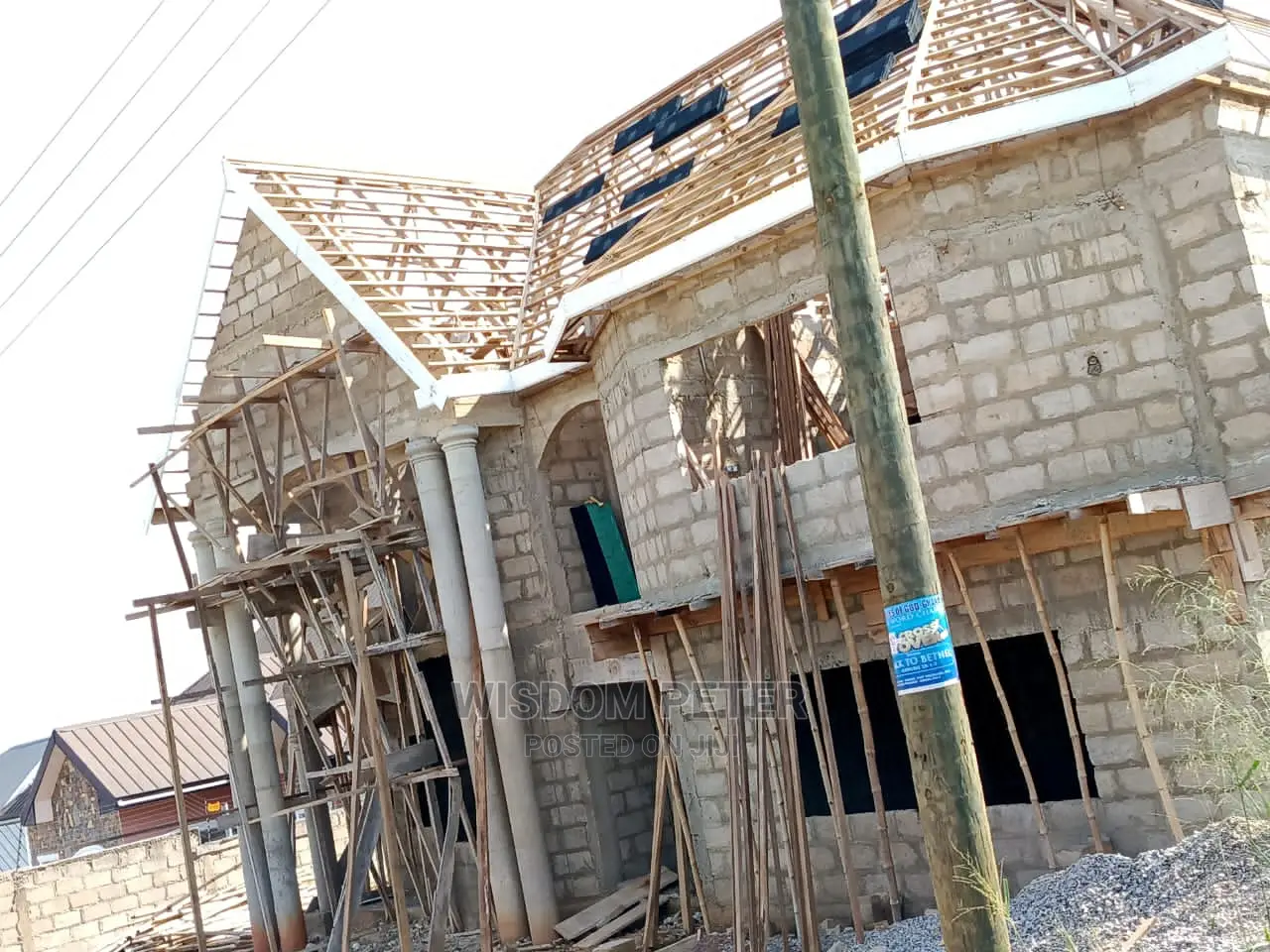 Woods Work for Euro Tilles Roofing Done by Us