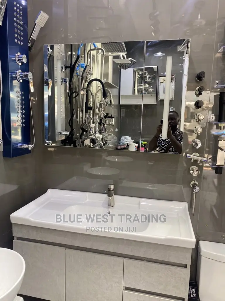Vanity Cabinet Basin With LED (100 Cm)