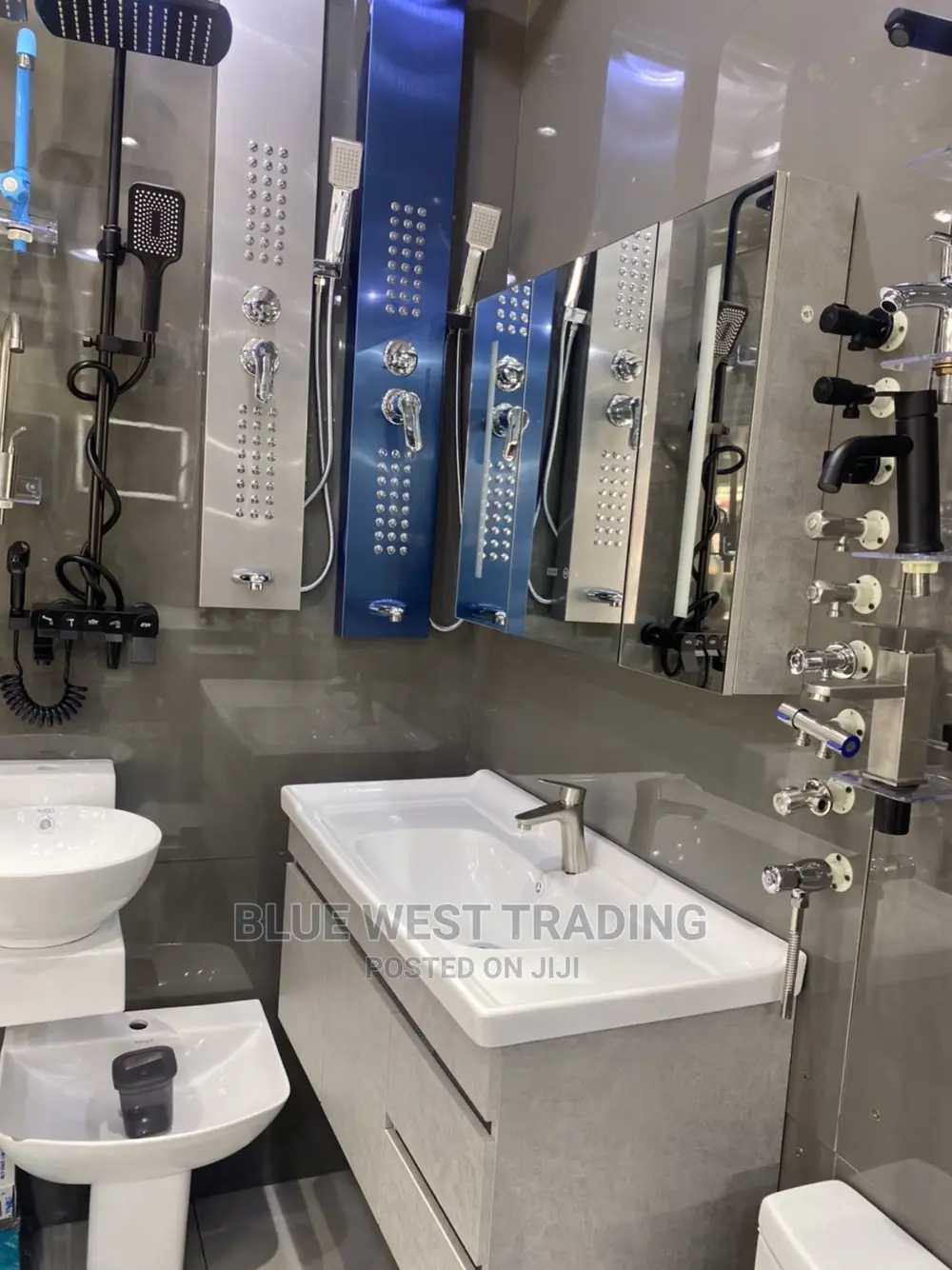 Vanity Cabinet Basin With LED (100 Cm)