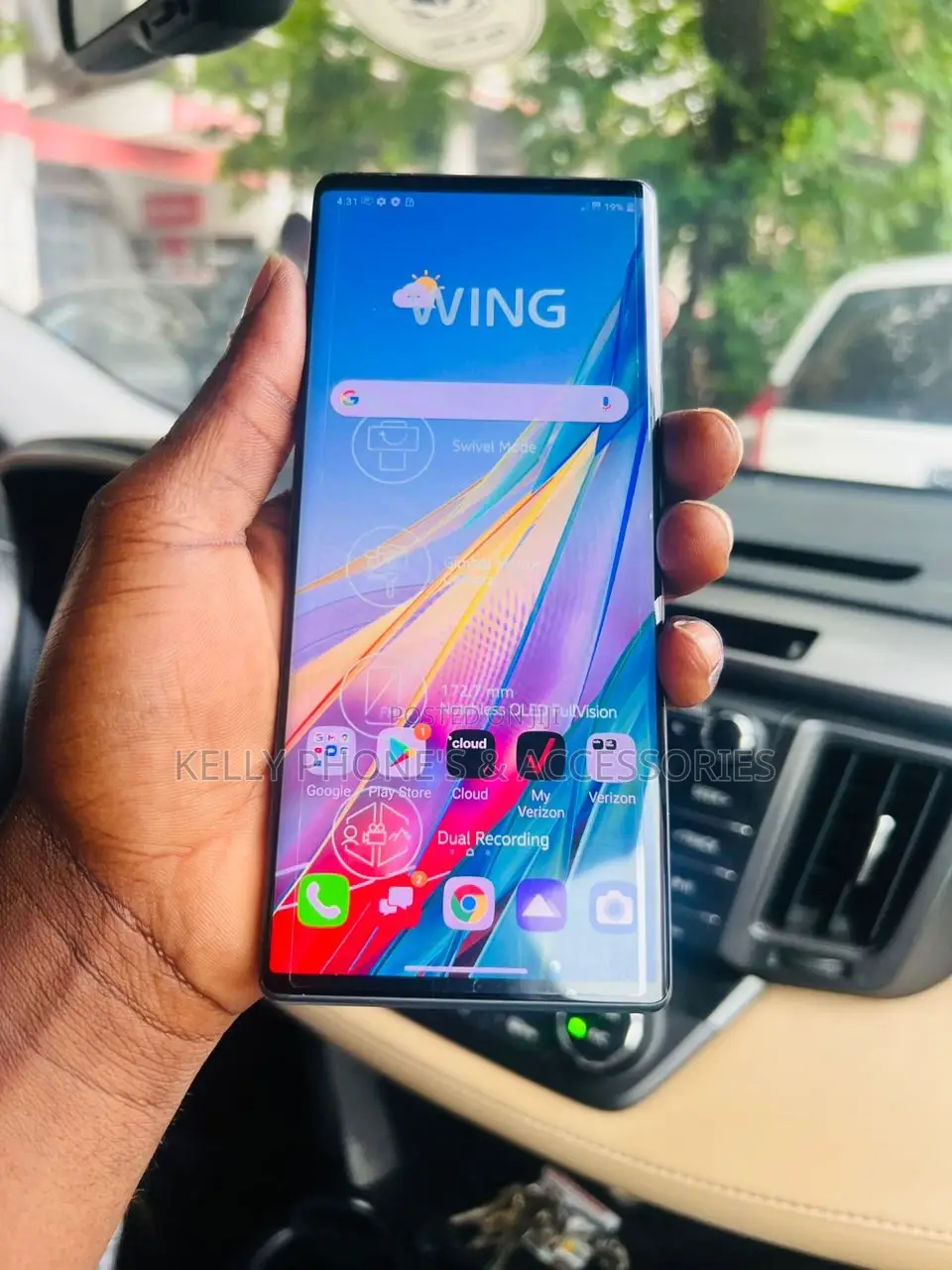 New LG Wing 5G 256 GB Black
