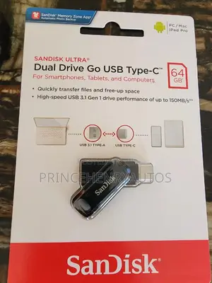 Sandisk 64GB Ultra Dual Drive Go USB Type-c SDDDC3-064G-G46