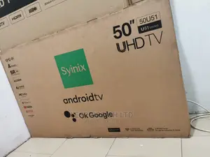 Available Now Syinix 50 Smart Android UHD Tv