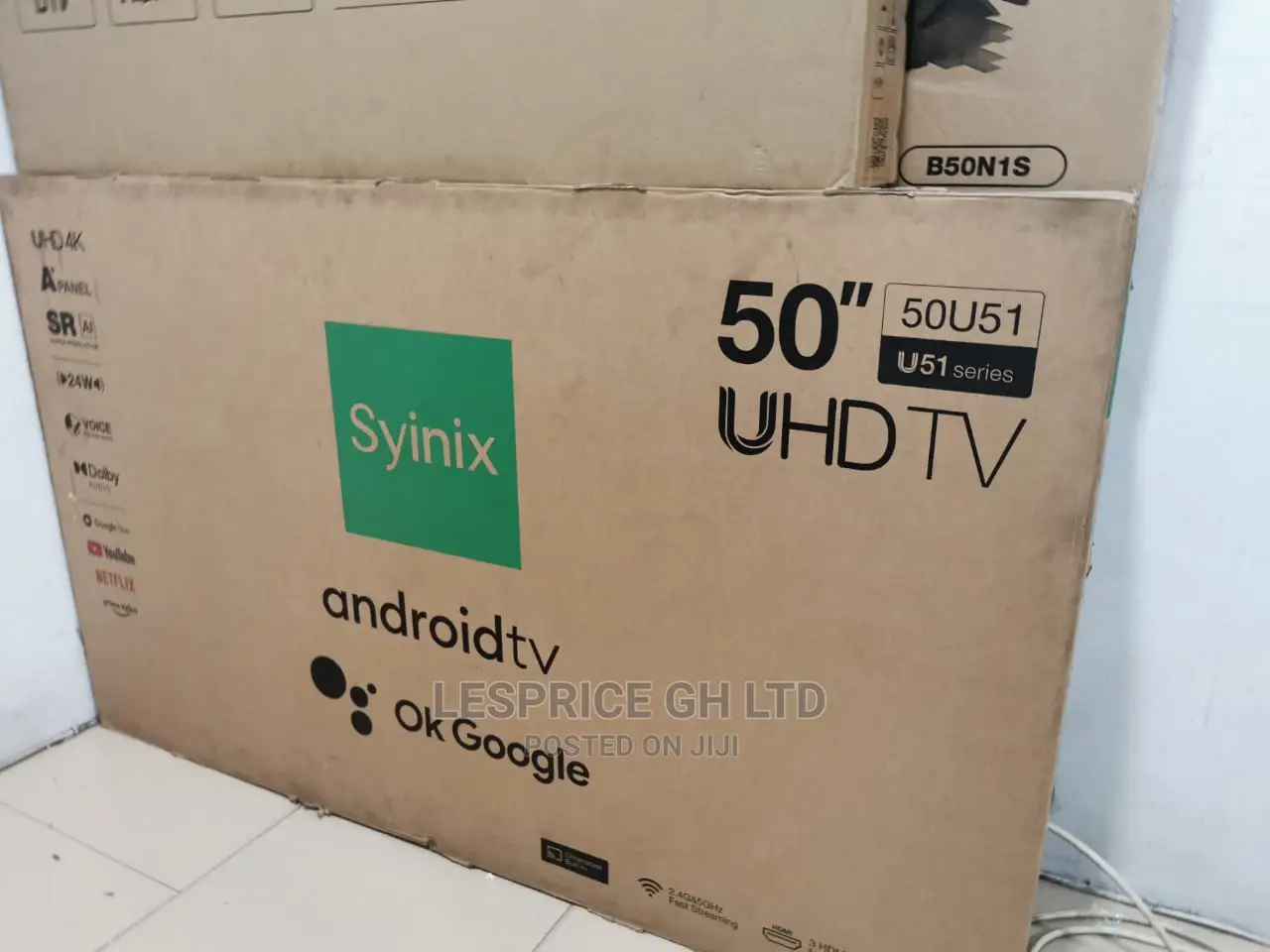 Buy Latest Syinix 50 Smart Android UHD Tv