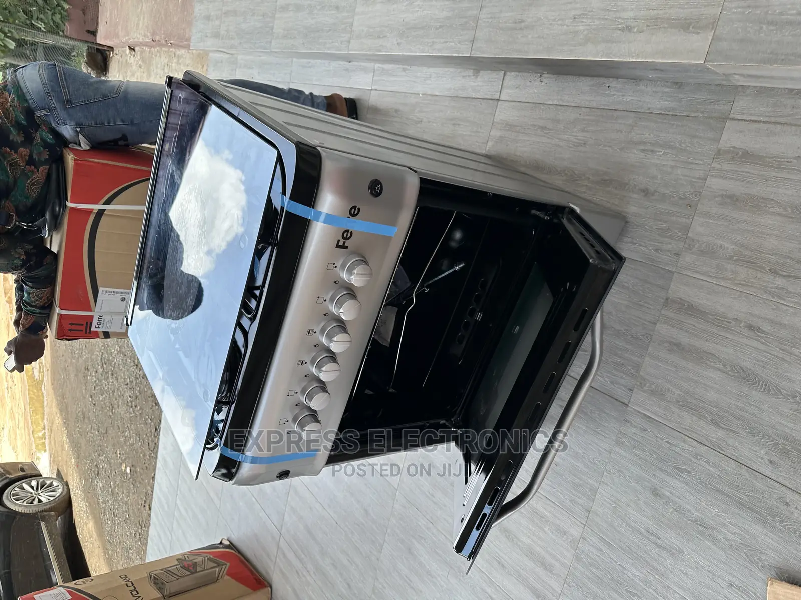 Unique Design Ferre Grill Oven Gas Cooker 60/60 4burner