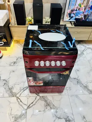 Turkish Foreign Made Red Gas Cooker 50/55 4burner Oven