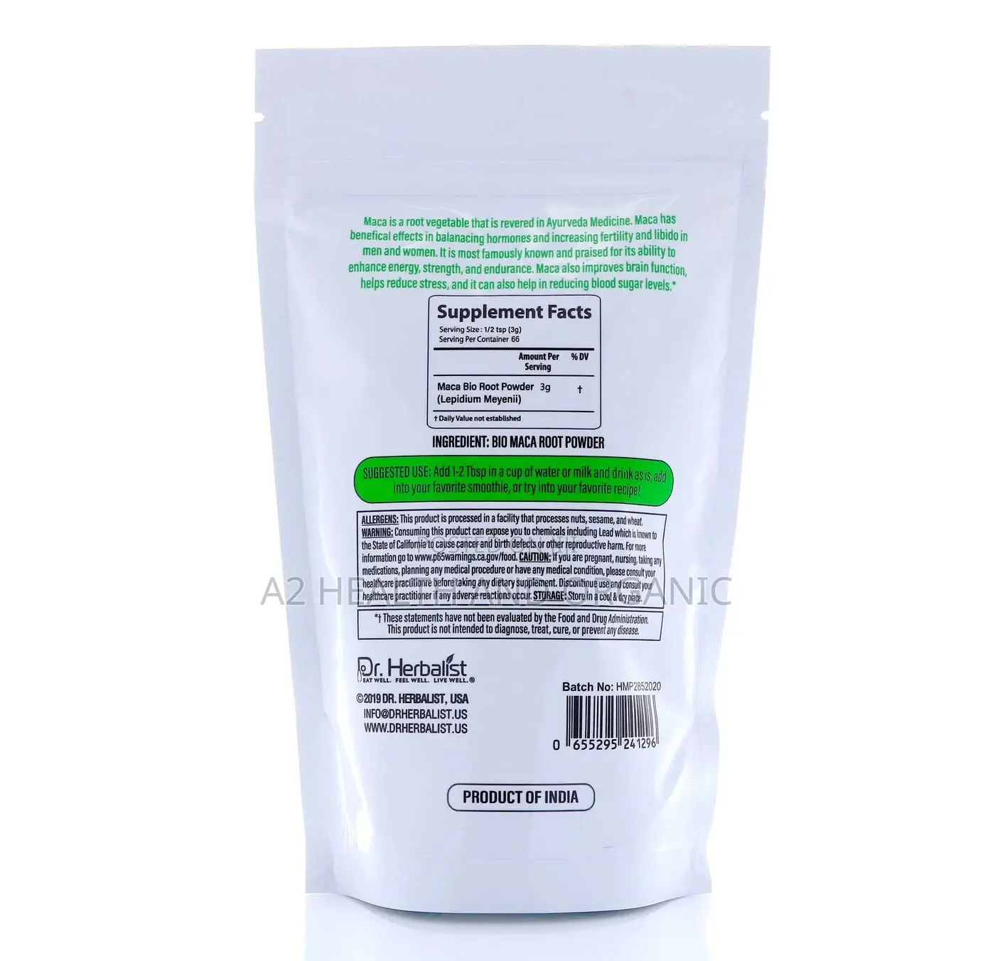 Pure Maca Root Powder