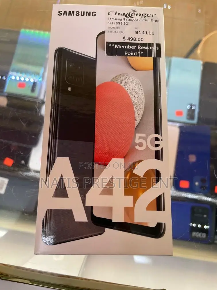 New Samsung Galaxy A42 5G 128 GB Black