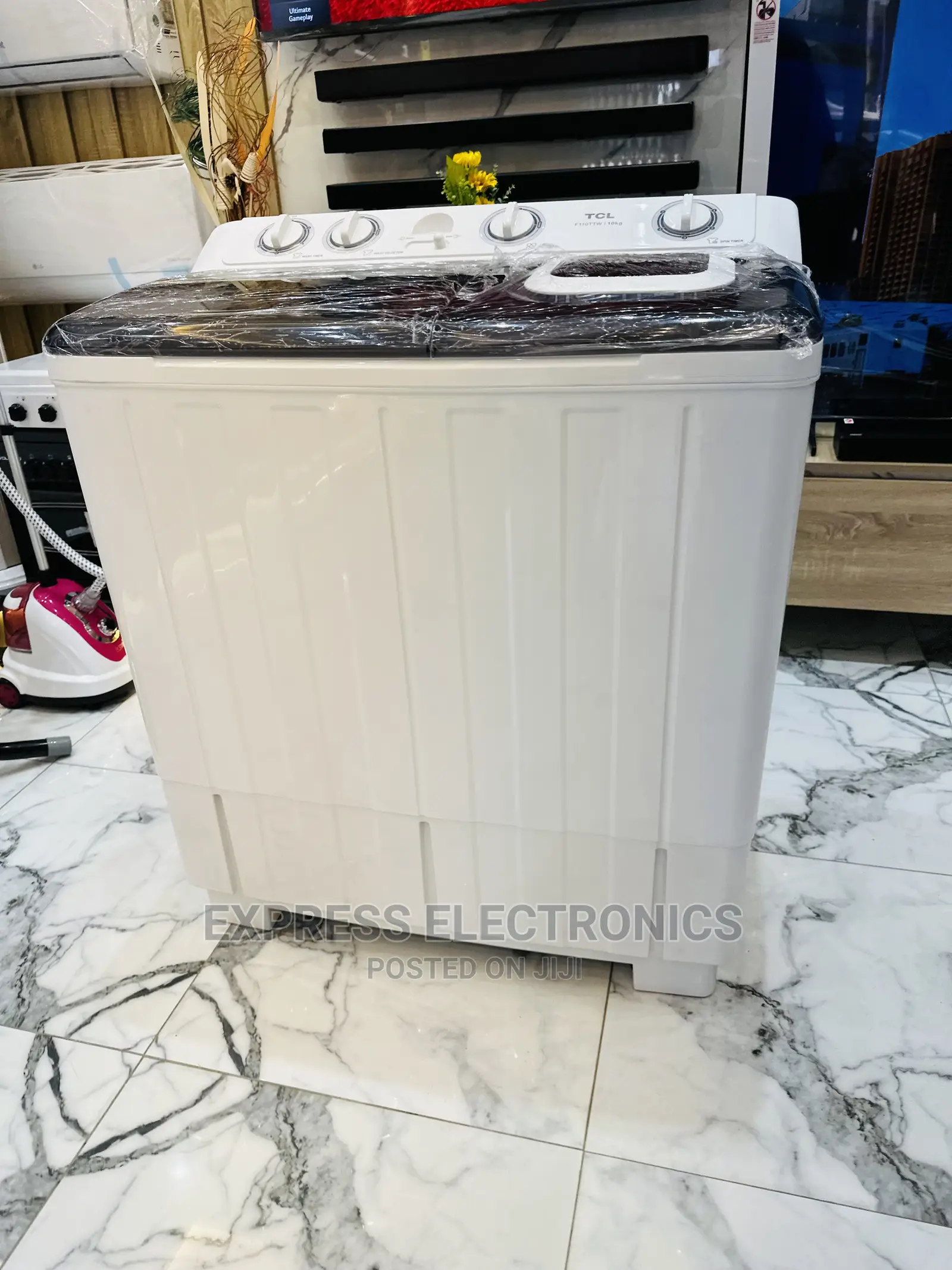 3wash Prog TCL 10kg Washing Machine Twintub