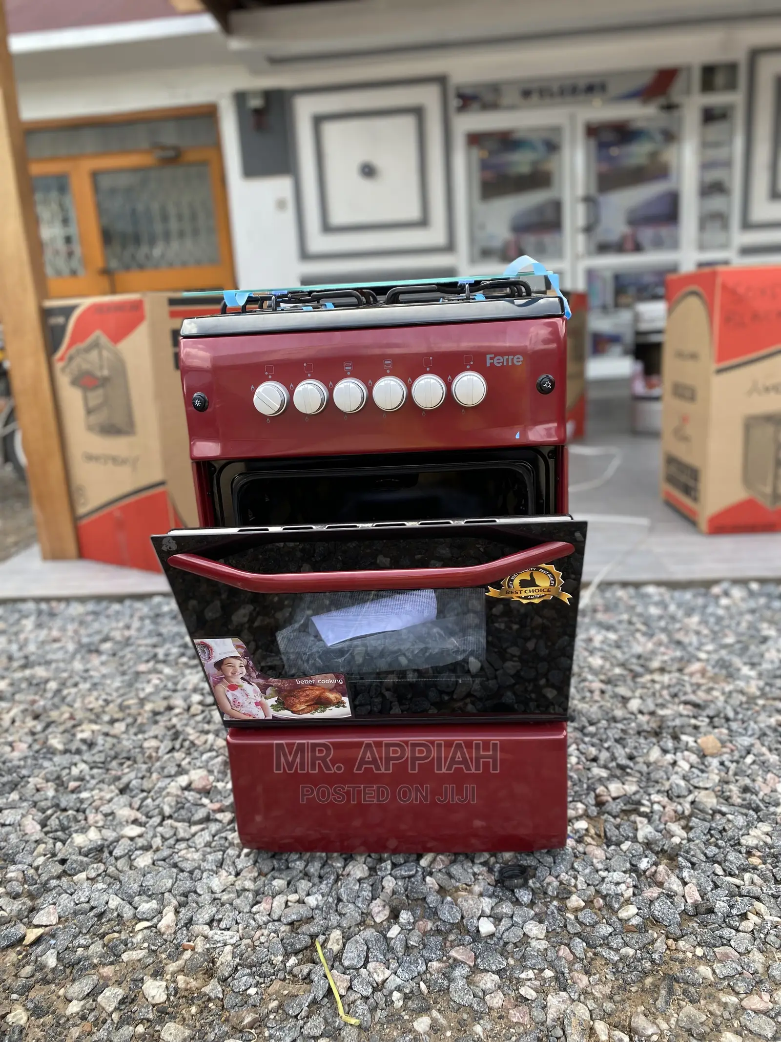 Upgrade Your Kitchen With Ferre 4 Burner(Red Color)