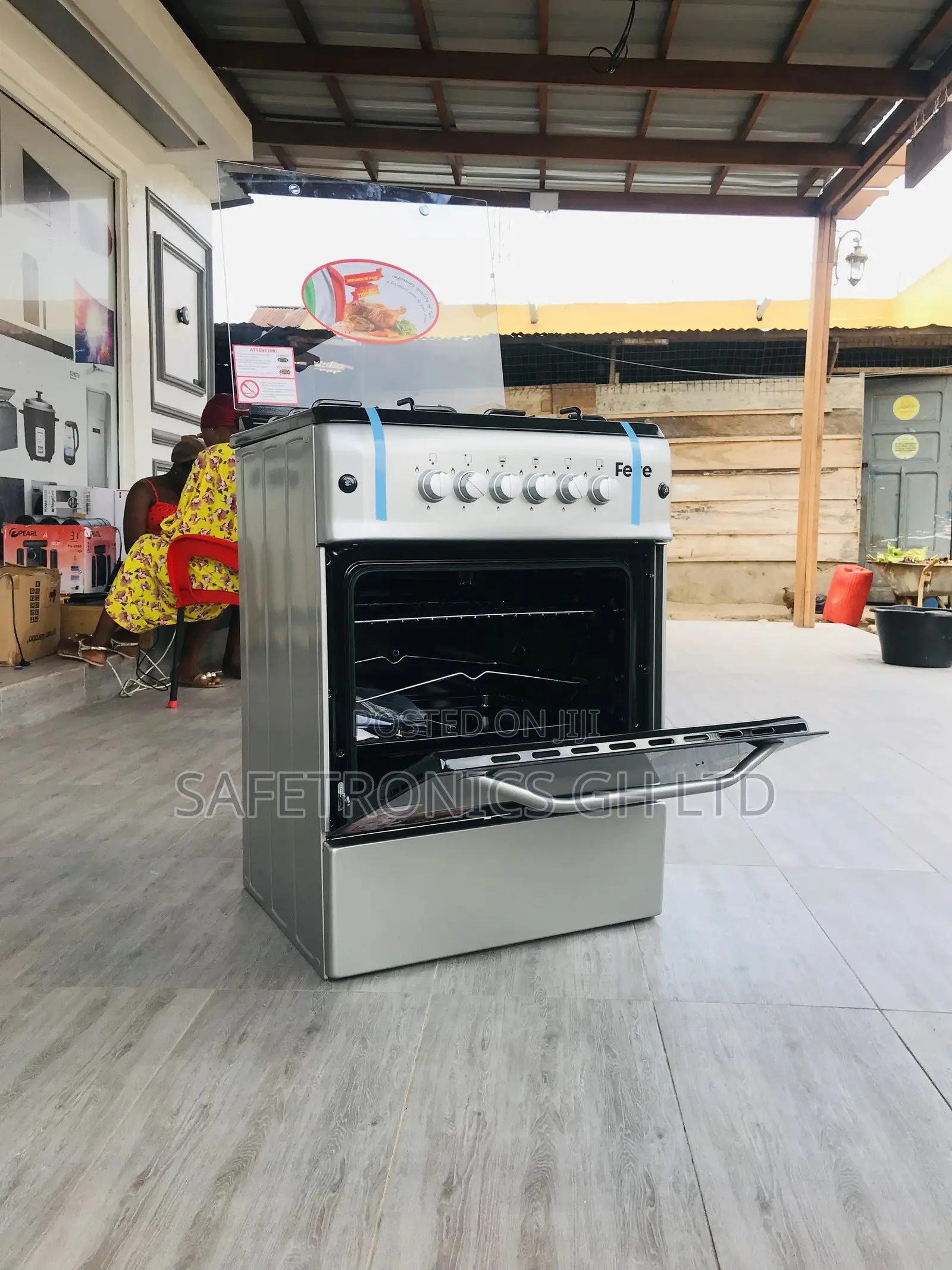 Brand New Ferre 60x60 4 Gas Burner Oven With Grill