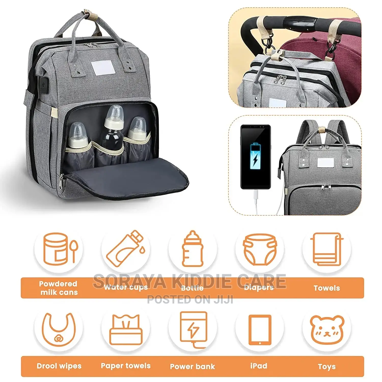 Diaper Bag and Bed