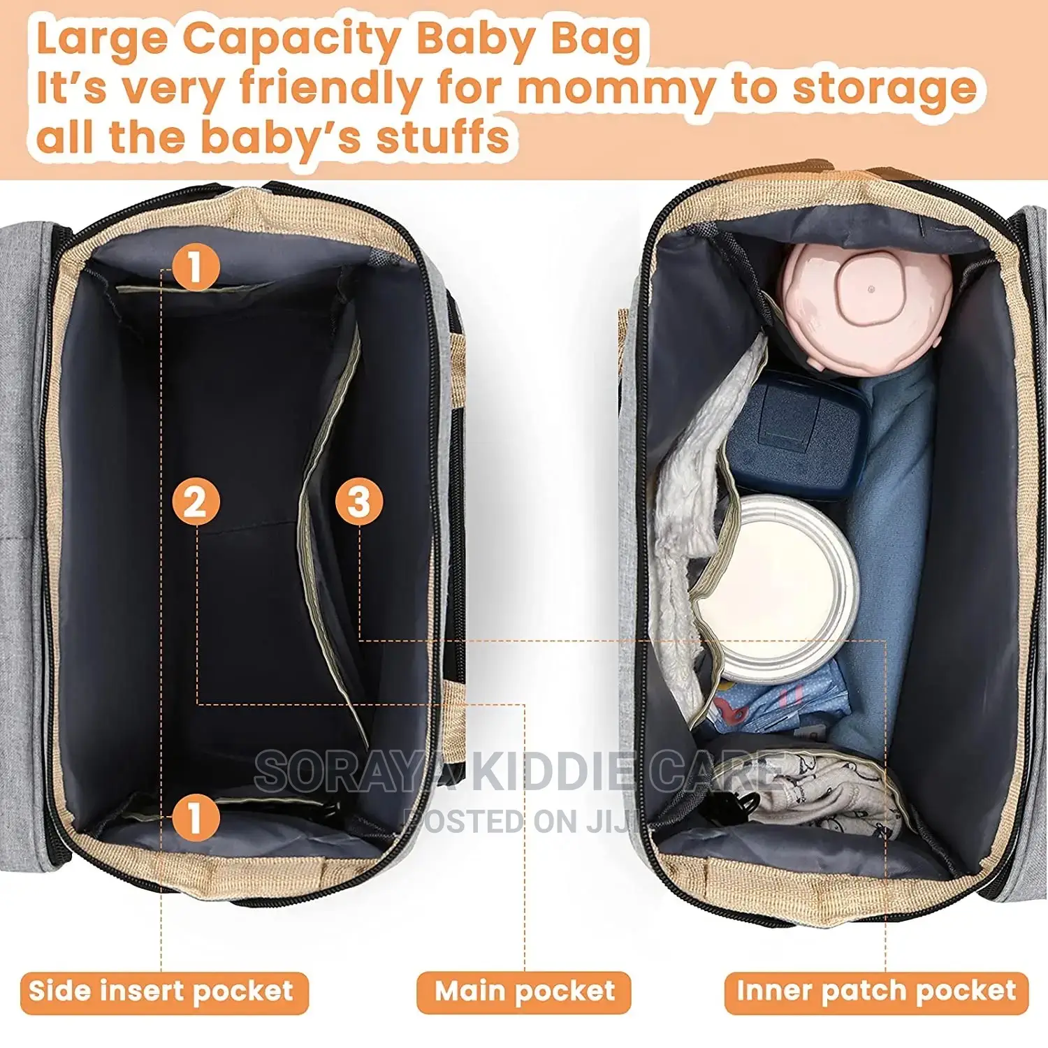 Diaper Bag and Bed