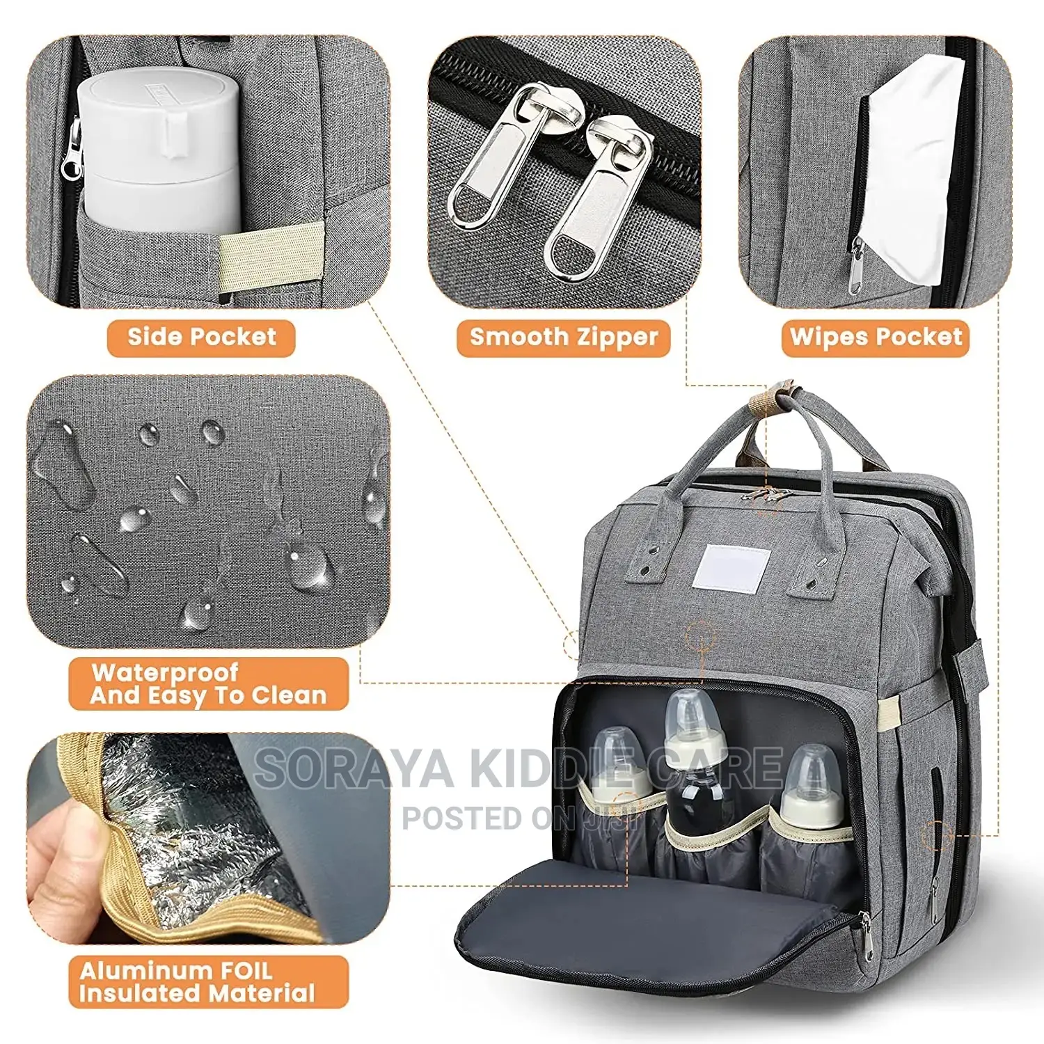 Diaper Bag and Bed