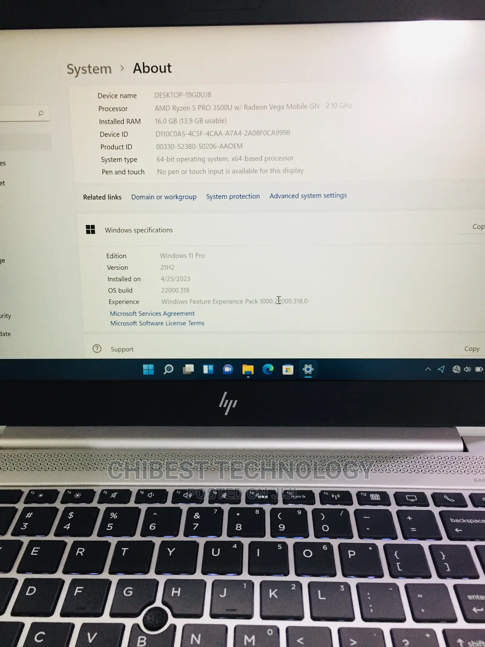 Laptop HP EliteBook 745 G6 16GB AMD Ryzen SSD 256GB