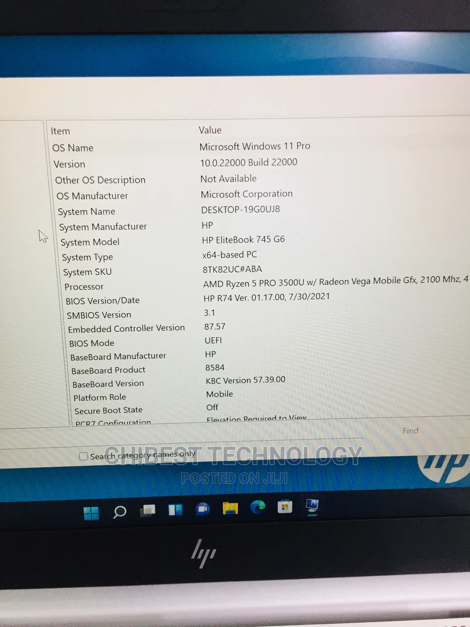 Laptop HP EliteBook 745 G6 16GB AMD Ryzen SSD 256GB