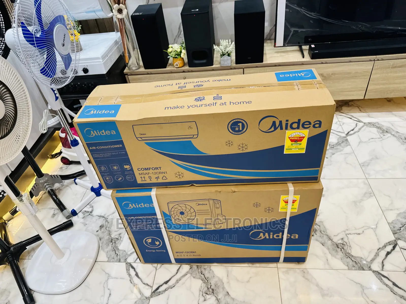 High Voltage Range Split Midea R410 Gas 1.5hp MSAF-12CRN1.