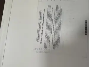 New Laptop Apple MacBook Pro 2022 M2 16GB Apple M2 SSD 512GB