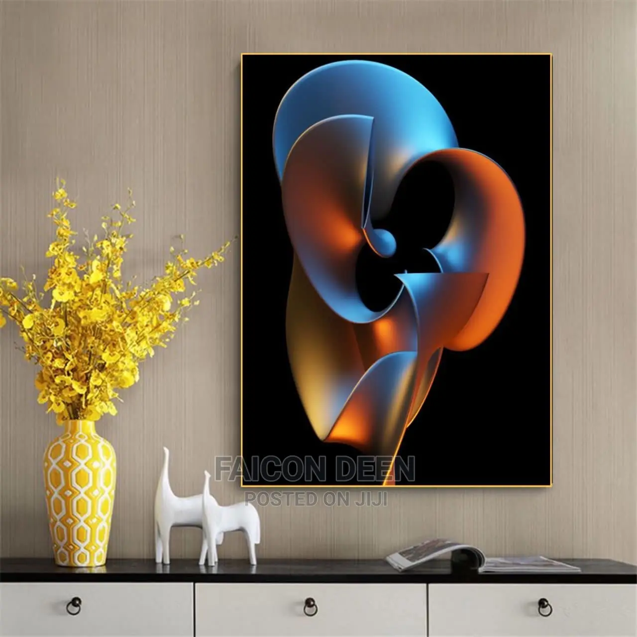 Beautiful Luxurious Wall Paintings (Size;50x70cm)