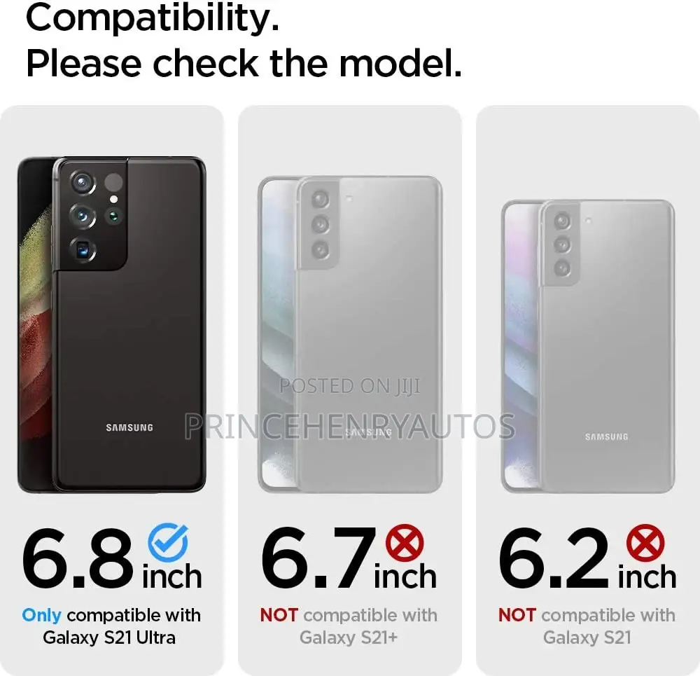 Spigen Crystal Hybrid Designed for Galaxy S21 Ultra Case