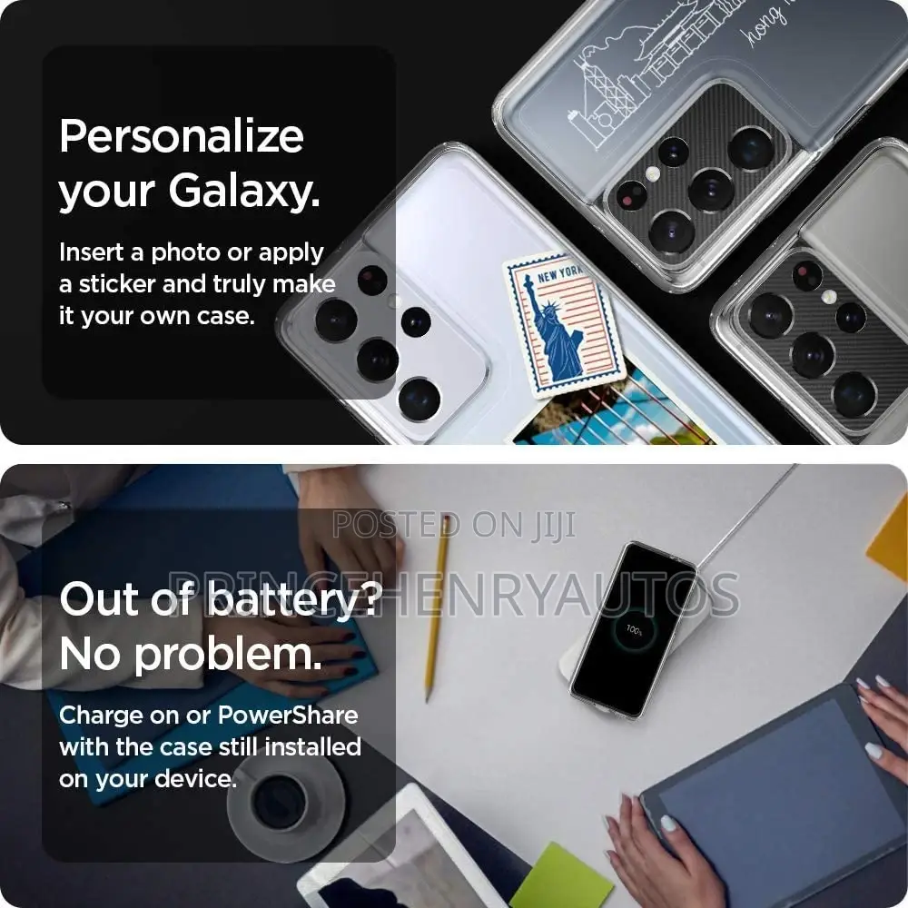Spigen Crystal Hybrid Designed for Galaxy S21 Ultra Case
