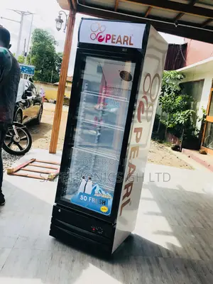 Brand New Single Door Pearl Glass Display PVC-37