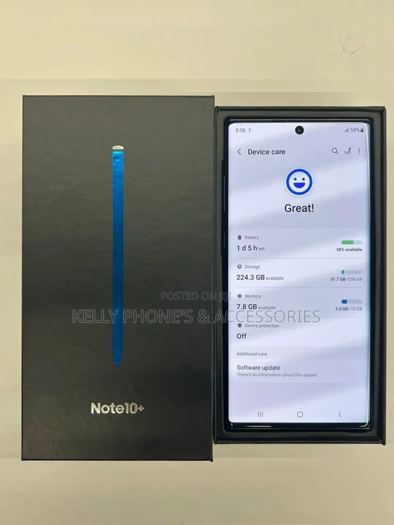 New Samsung Galaxy Note 10 Plus 5G 256 GB Black