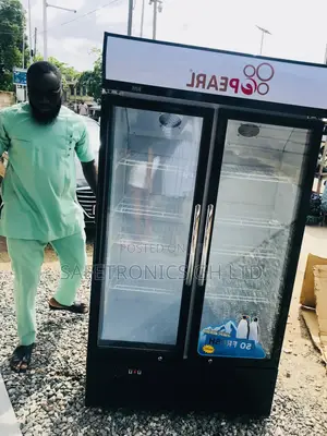 Newly Arrived PVC-74 Double Door Display Fridge
