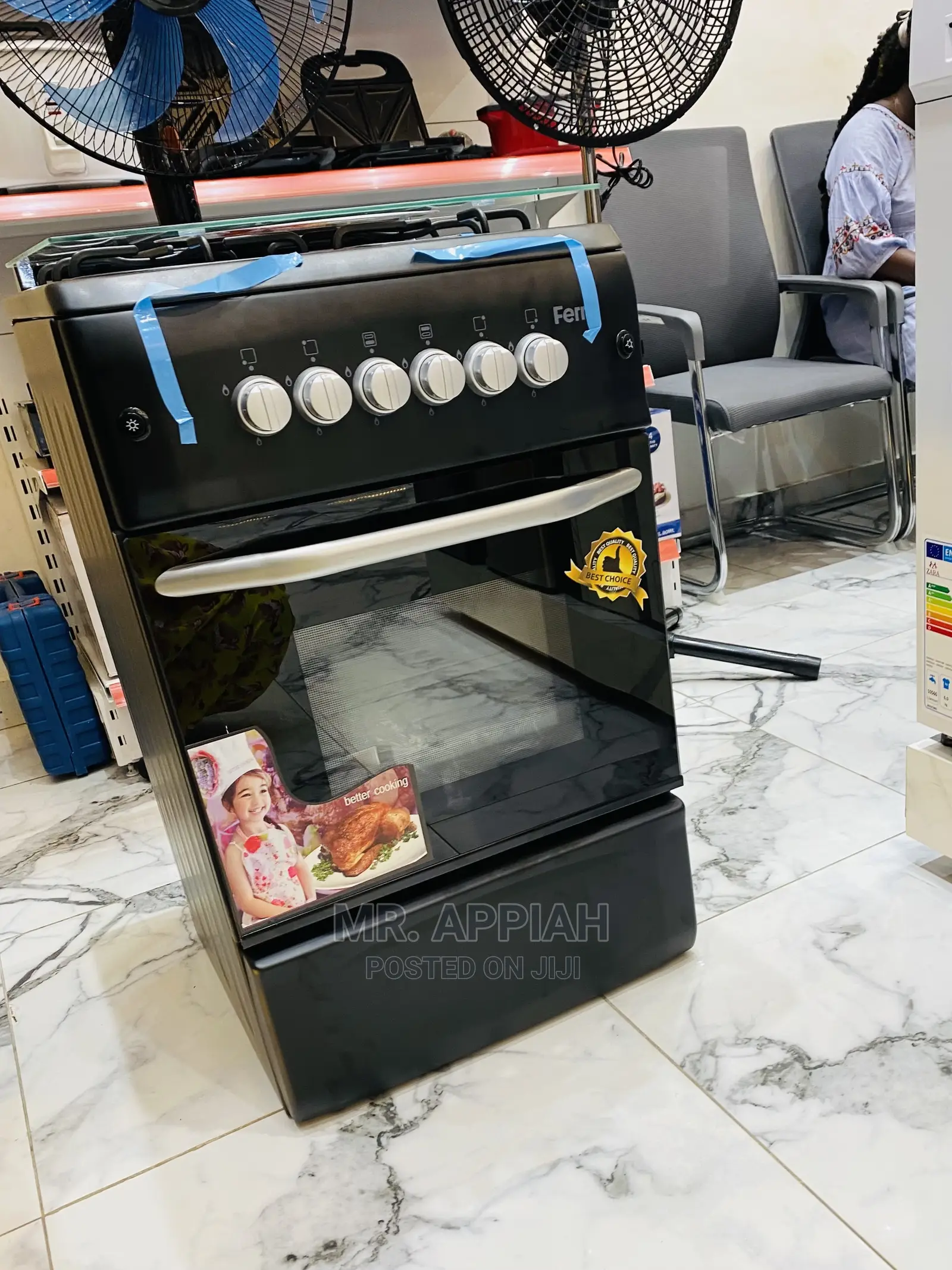 Nice Ferre(50×55) 4-Burner Oven and Grill 