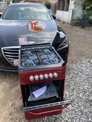 Red Color Ferre 4-Burner Auto Ignition(50 X 55).