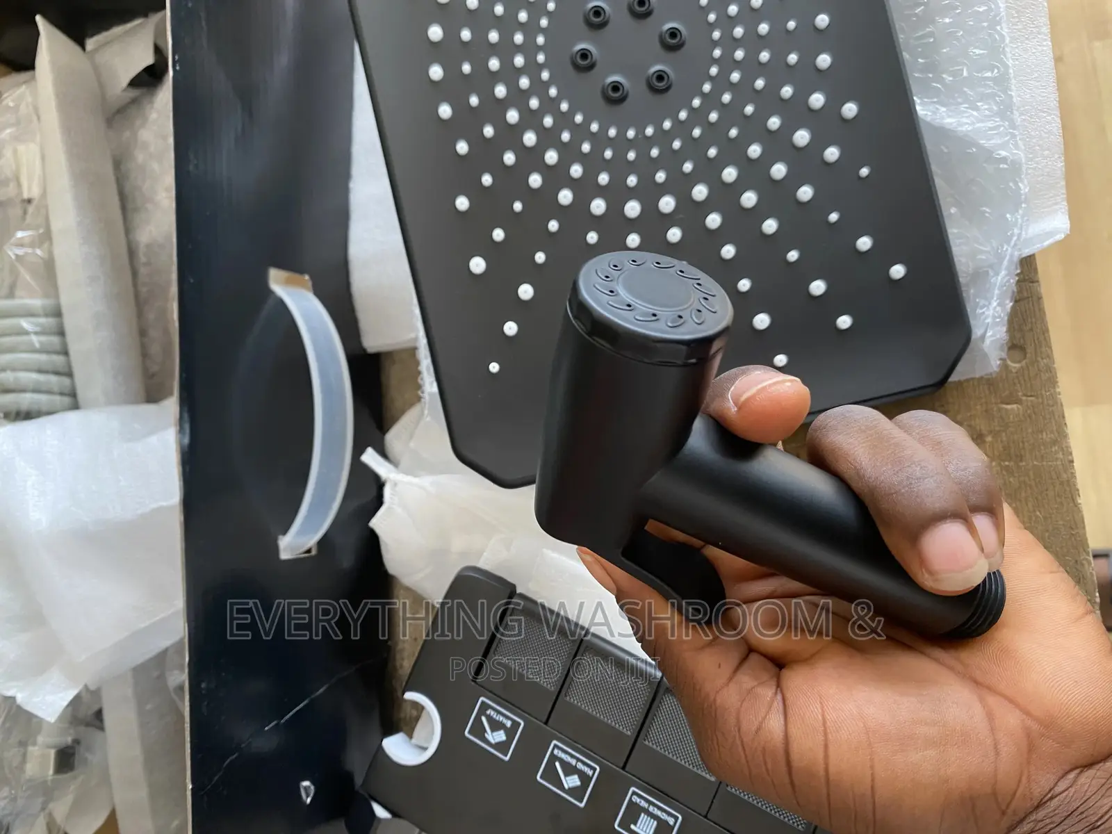 Heavy Piano Style Shower-Four Functions Shower-Push Button Control