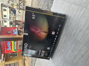 Enjoy Great Content on Asano 65inch Tv + Bluetooth Speaker.
