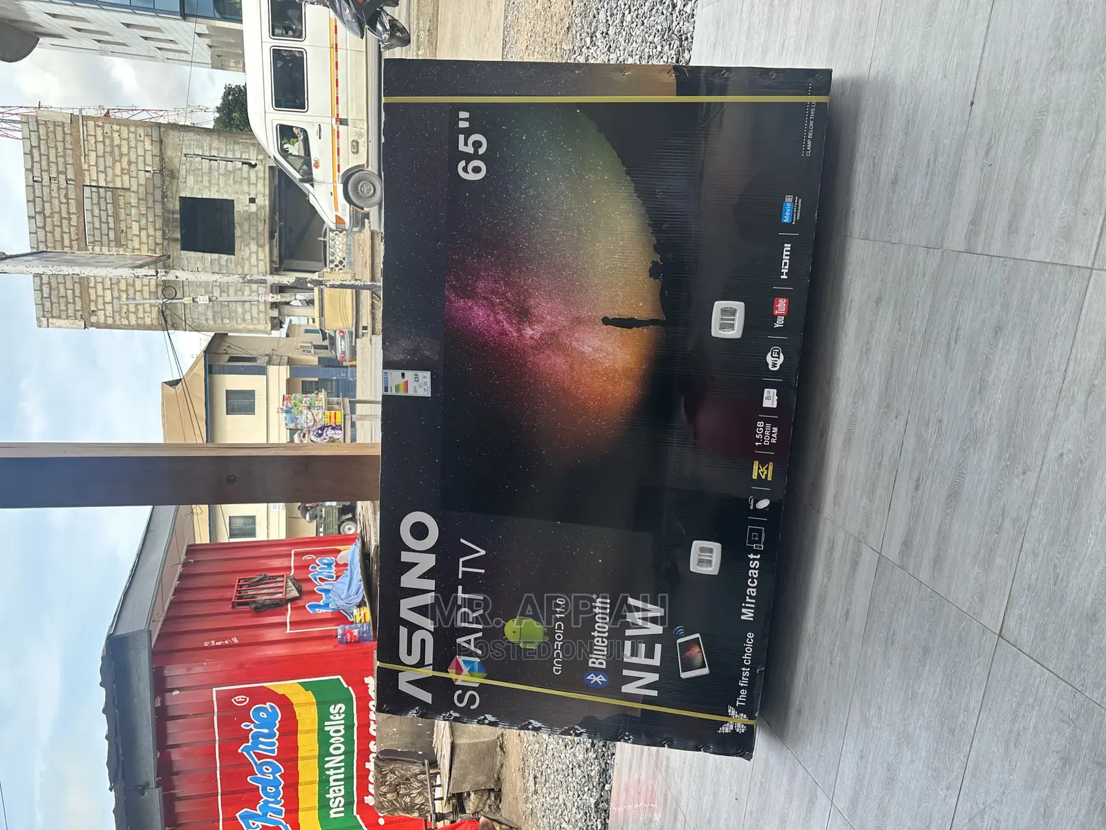 Enhance Your Entertainment With Asano 65” Tv Plus Bluetooth.