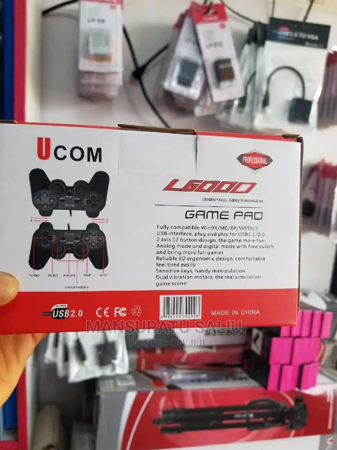 Ucom Usb Wired Double Game Controller