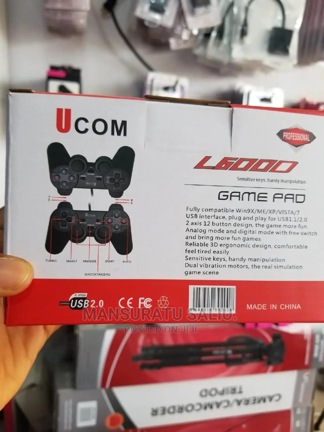 Ucom Usb Wired Double Game Controller
