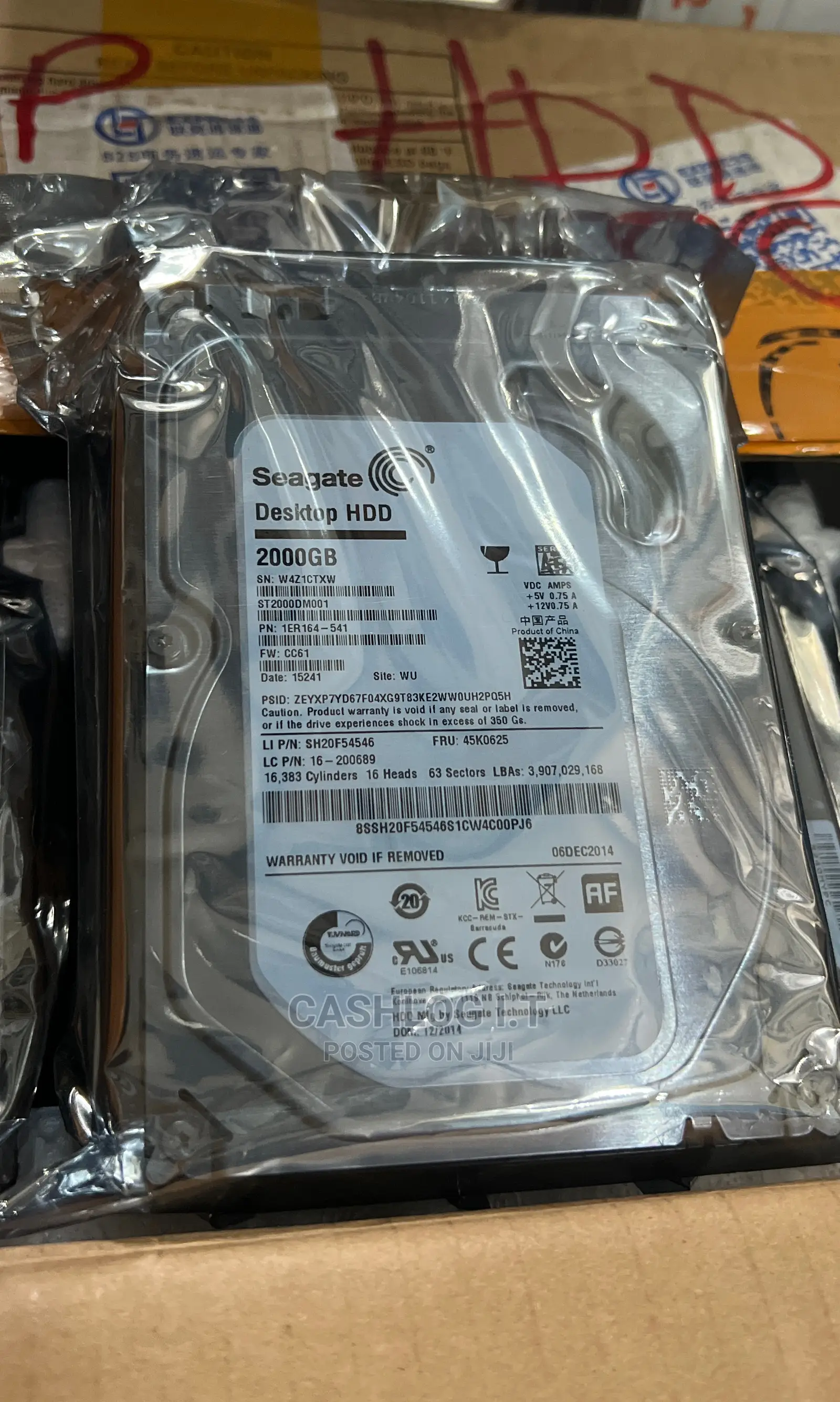 Brand New 1tb and 2tb Desktop Hardisk