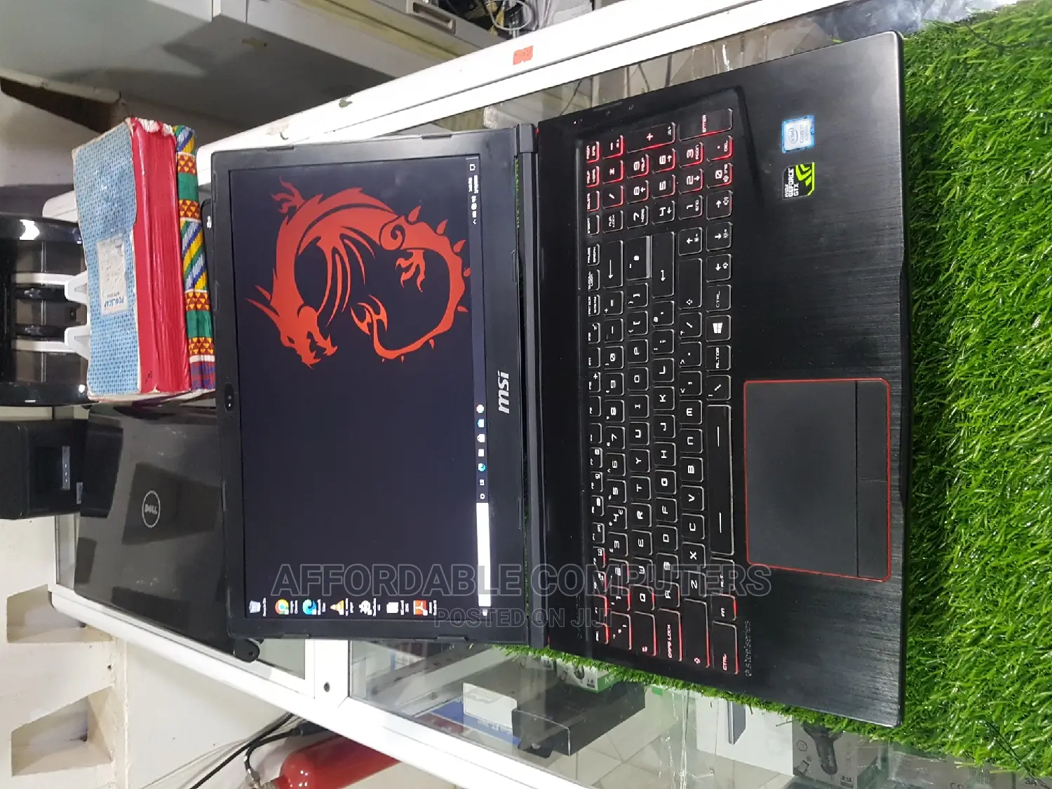 New Laptop MSI GE63 Raider RGB 8RE 16GB Intel Core I7 HDD+SSD 256GB