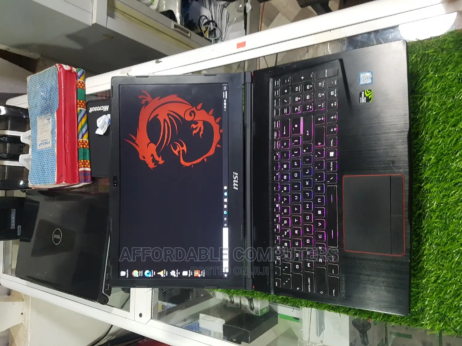New Laptop MSI GE63 Raider RGB 8RE 16GB Intel Core I7 HDD+SSD 256GB