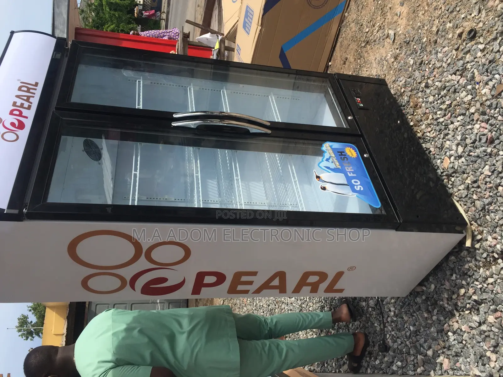 Powerful New Pearl PVC 73 568litres Display Fridge