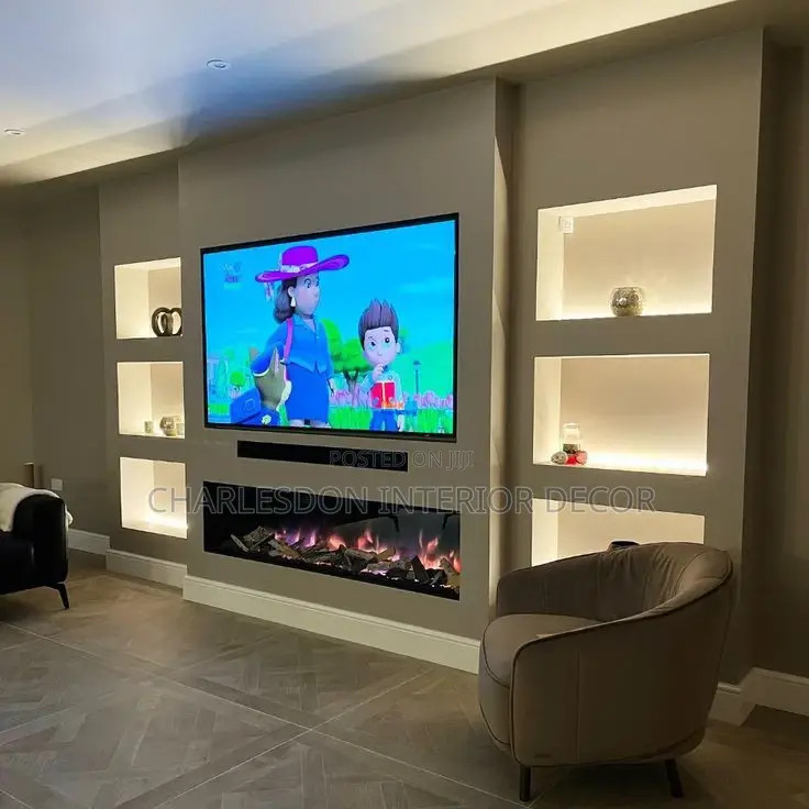 Tv Stand Designer and Ceiling Installation