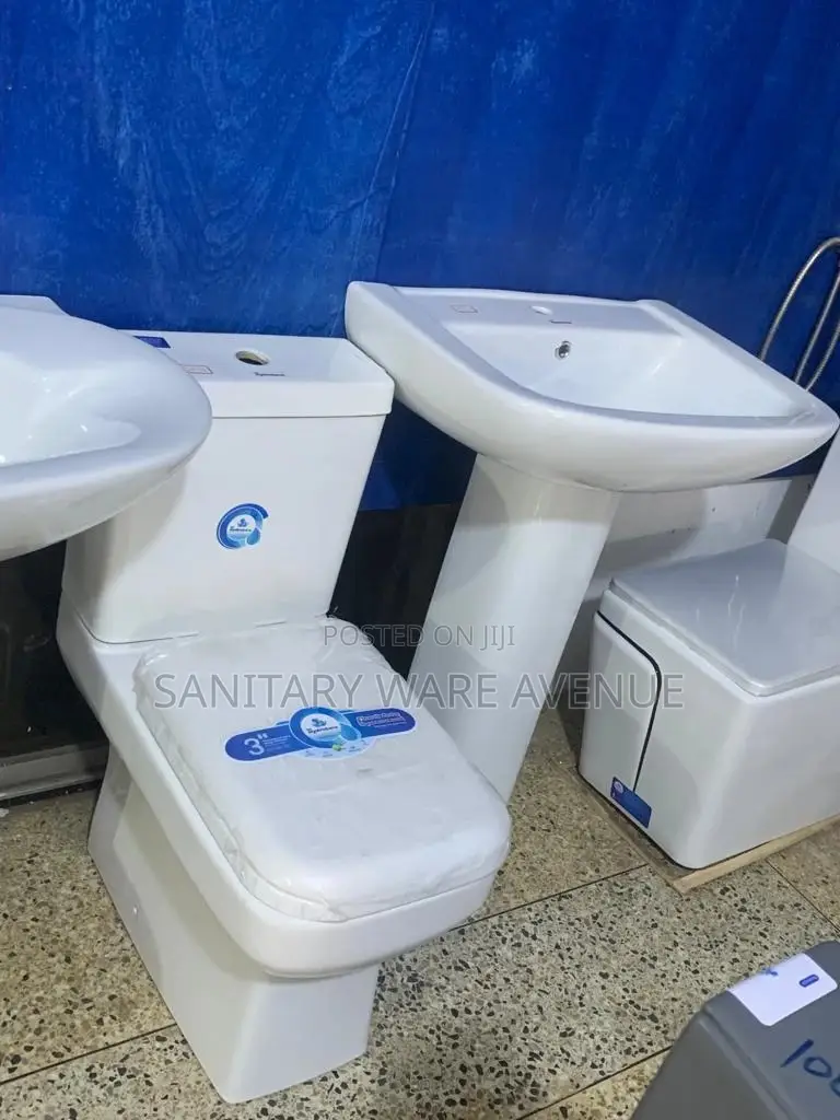 Complete Water Closet + Basin - Toilet With Wash Hand Basin