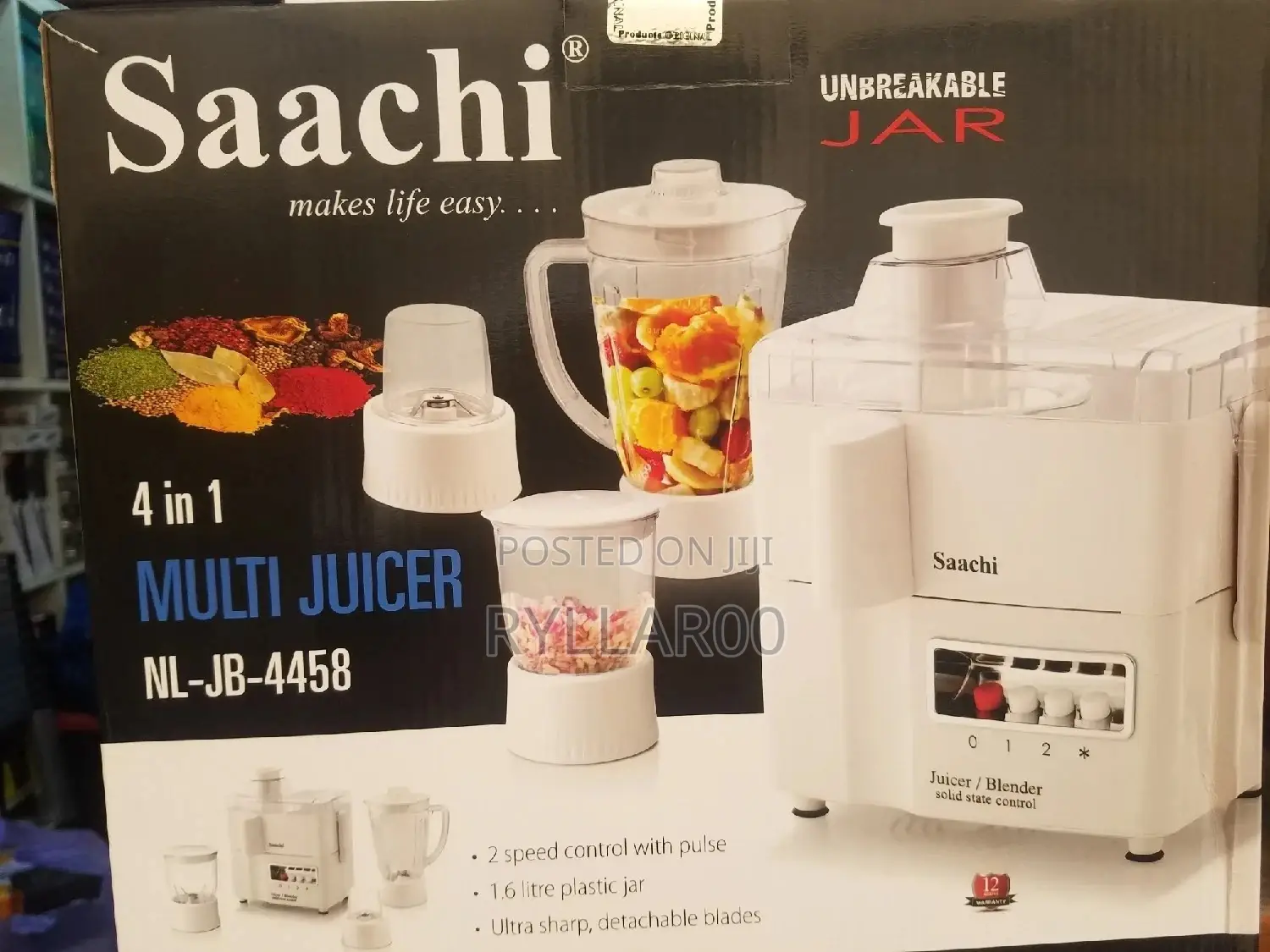 Saachi 4 in 1 Multi Blender