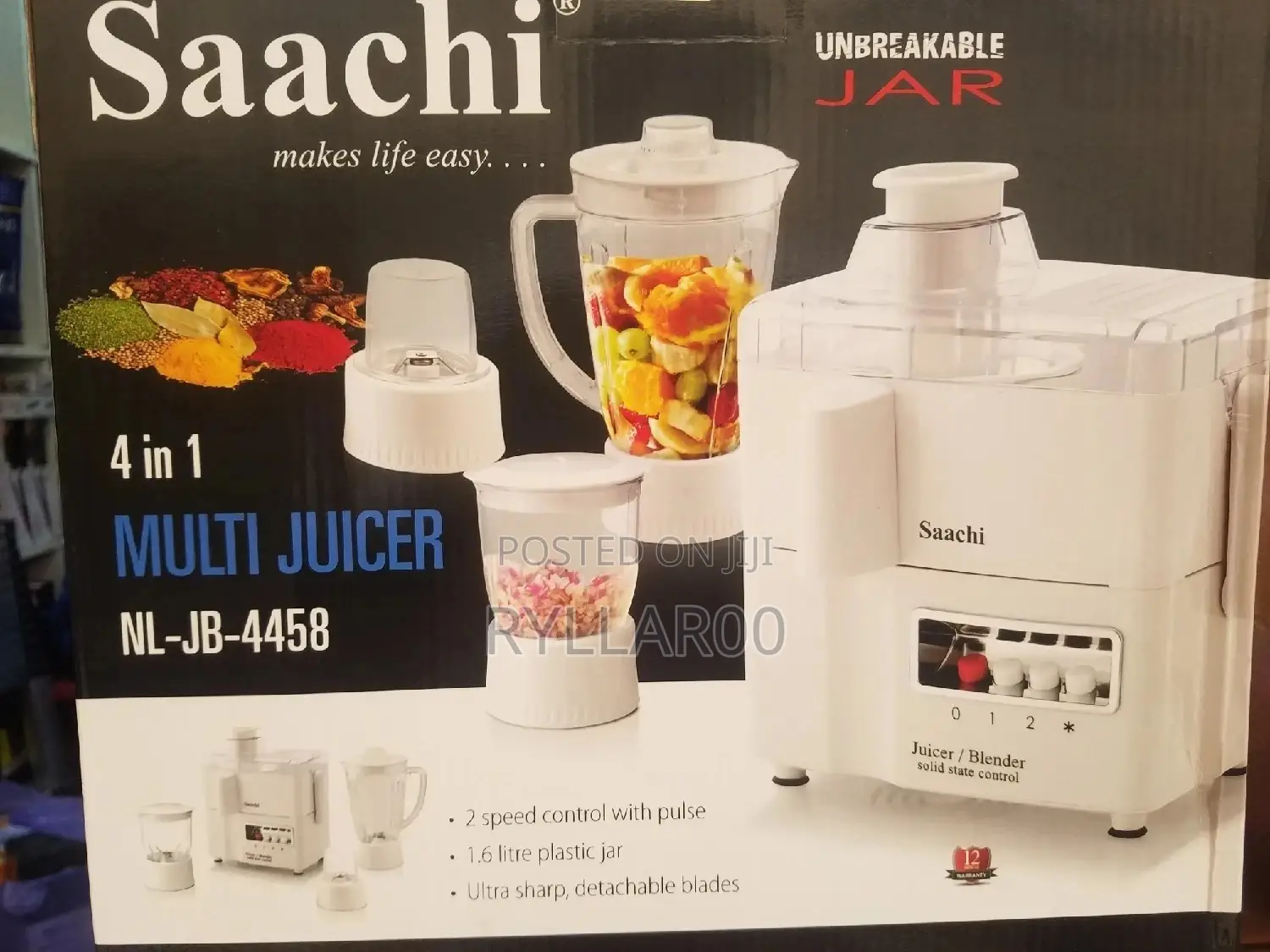 Saachi 4 in 1 Multi Blender