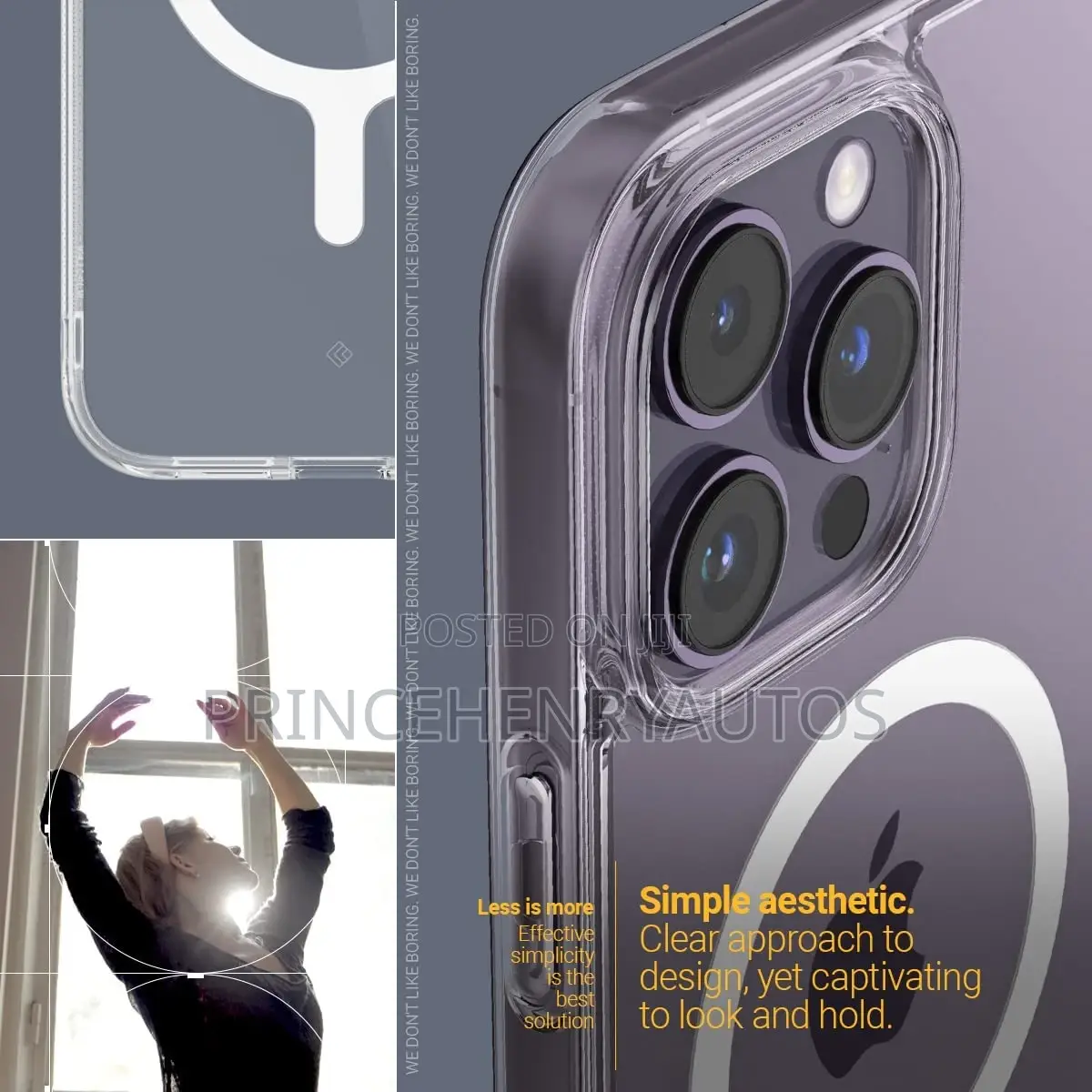 Caseology Capella Mag Clear Case for iPhone 14 Pro Max