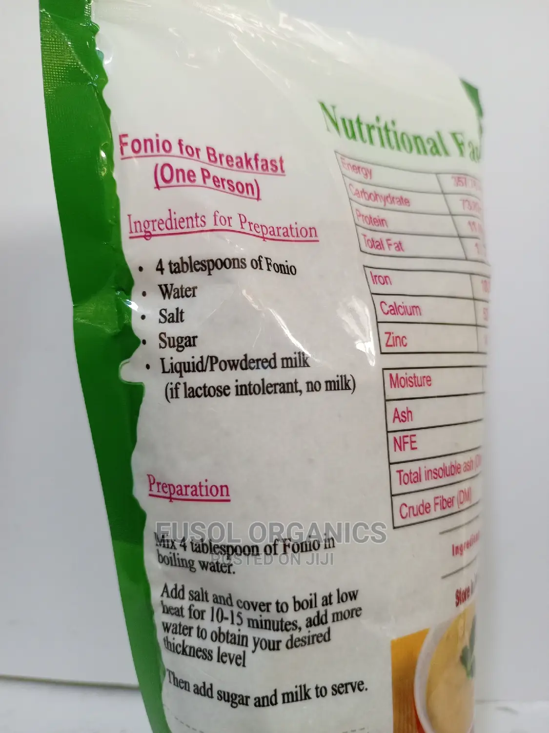 Dim Fonio Cereal