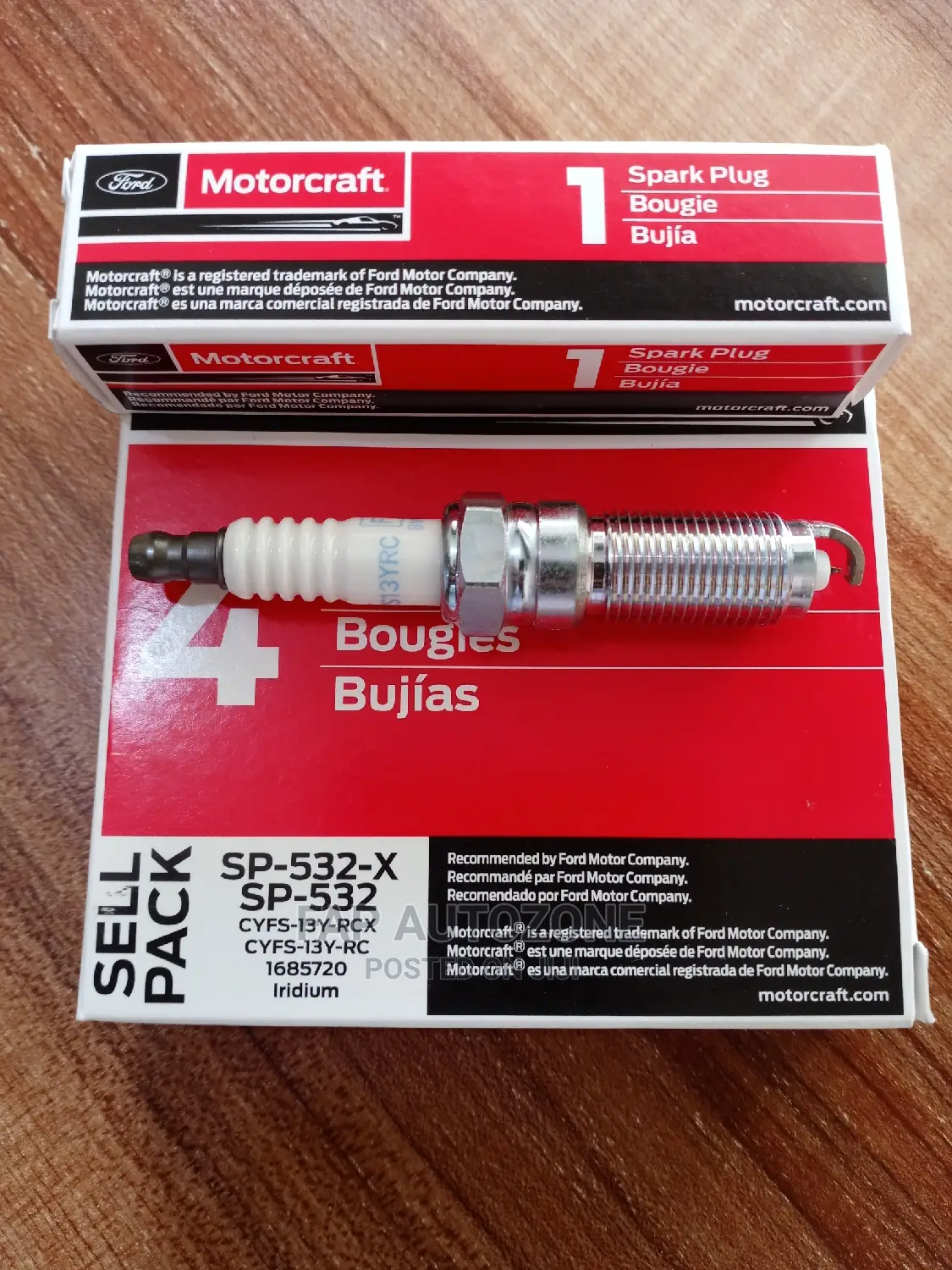 01040. Original Motorcraft Spark Plugs From Usa. Sp532