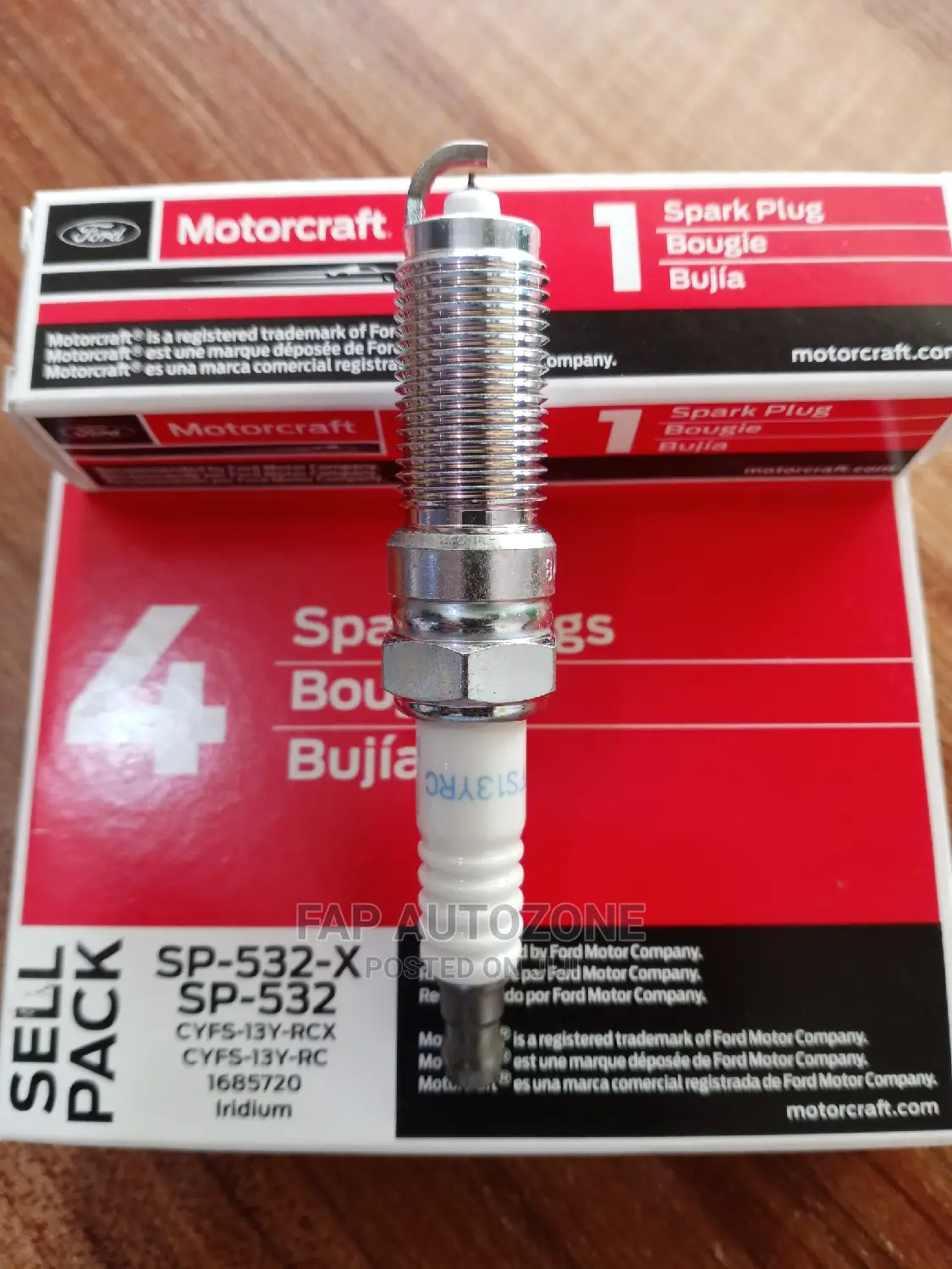 01040. Original Motorcraft Spark Plugs From Usa. Sp532