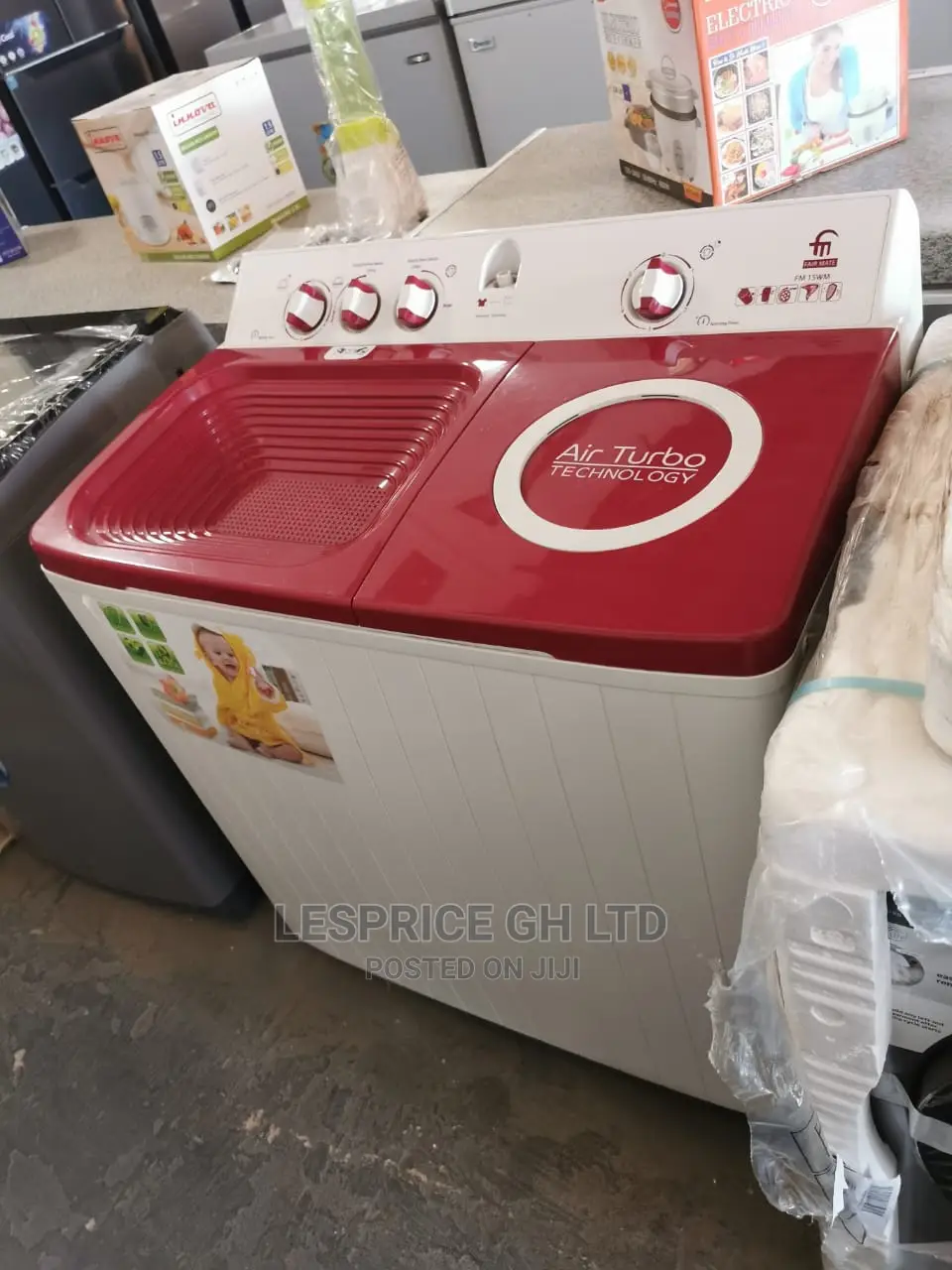 Unique Fairmate Semi-Automatic Washing Machine 15kg