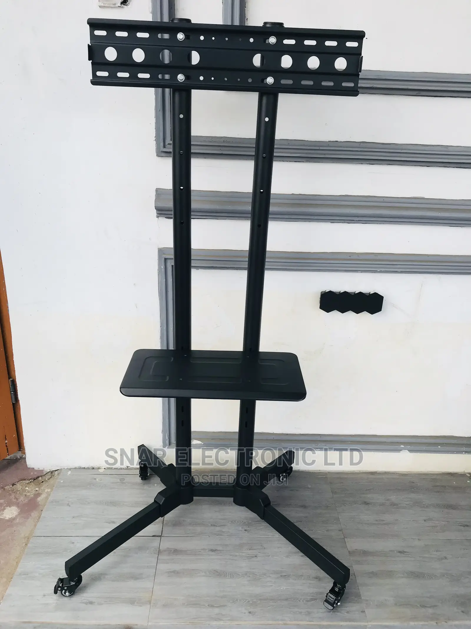 Nice TV Trolley Stand 37-70 TV Bracket With Shelf and Wheels