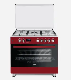 Special Offer on Ferre Gas Cooker Oven Grill 5burner Red
