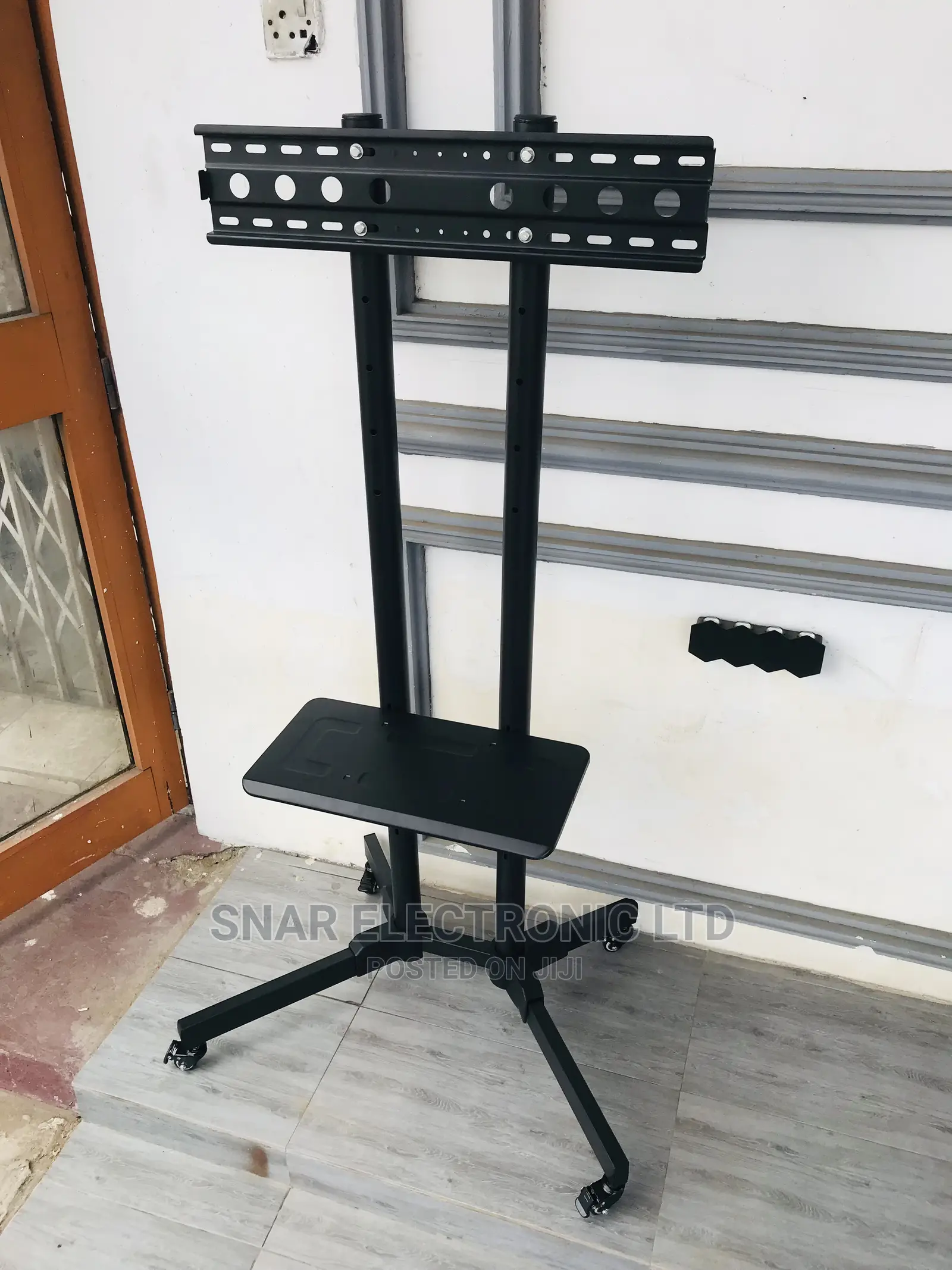 Buy TV Trolley Stand 37-70 TV Bracket With Shelf and Wheels